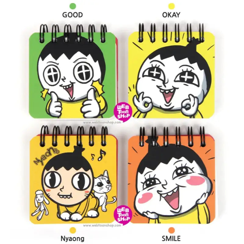 Don't Let Go of the Mental Rope - Spring Note - Webtoon Shop - Notebooks - Harumio