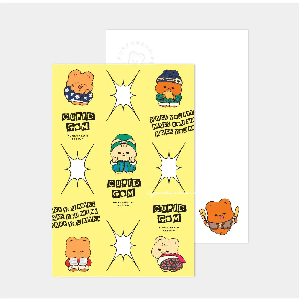 Pureureumdesign - Cupid Bear Animal Drip, Winter Lookbook Pack - Pureureumdesign - Home & Living, Accessories - Harumio Pureureumdesign - Cupid Bear Animal Drip, Winter Lookbook Pack - Pureureumdesign - Home & Living, Accessories - Harumio