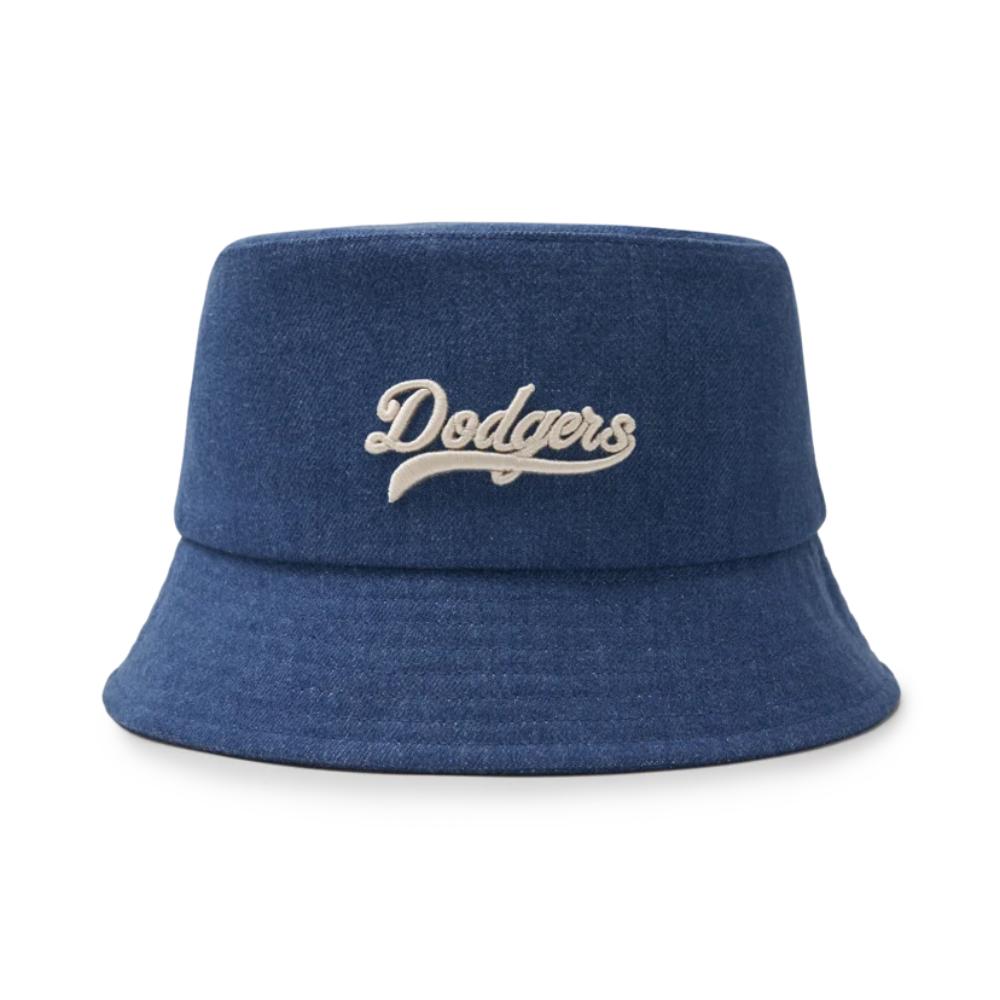 MLB Korea - Cursive Lettering Denim Bucket Hat