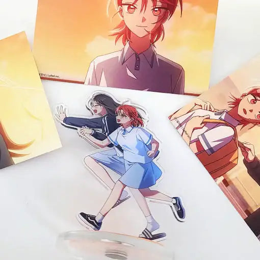 Pyramid Game - Suji & Jaeun Rotating Acrylic Stand Set - Webtoon Friends - Acrylic Stand - Harumio