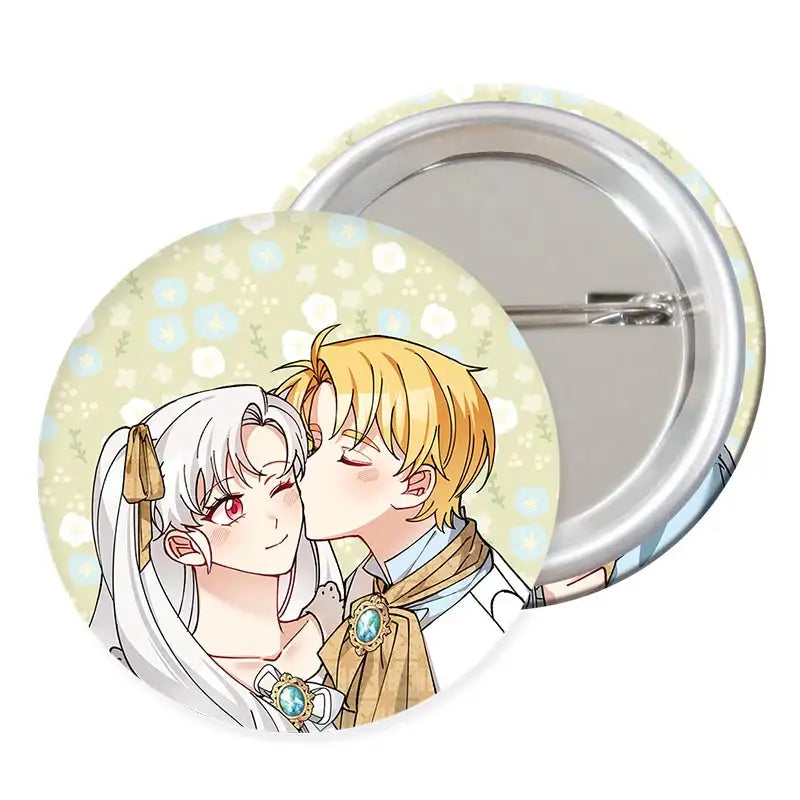 Don’t Look for the Villain Who Left - Round Pin Button - Webtoon Shop - Pin Buttons - Harumio