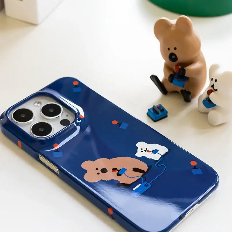 Dinotaeng - Let's Drift iPhone Hard Case - Dinotaeng - Phone Cases - Harumio