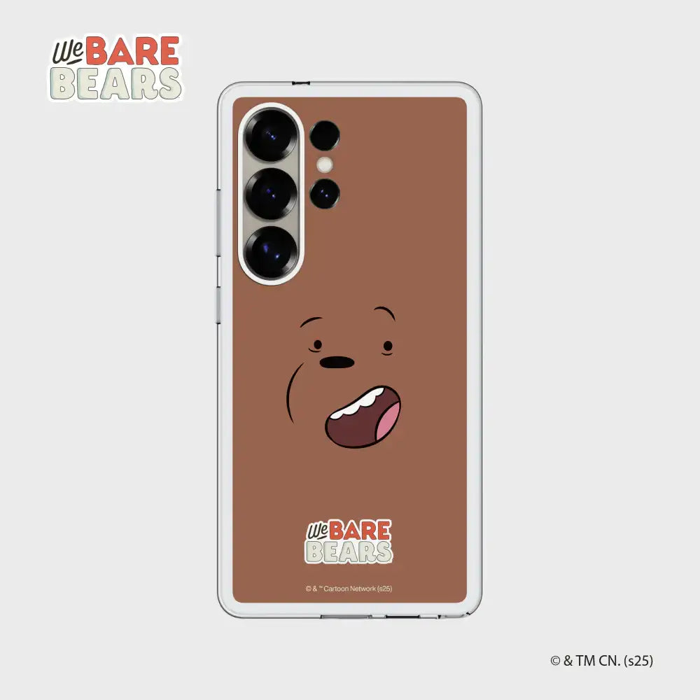SLBS - We Bare Bears Grizzly Flip-Suit Card (Galaxy S25 Series) - SLBS - flipsuit card - Harumio