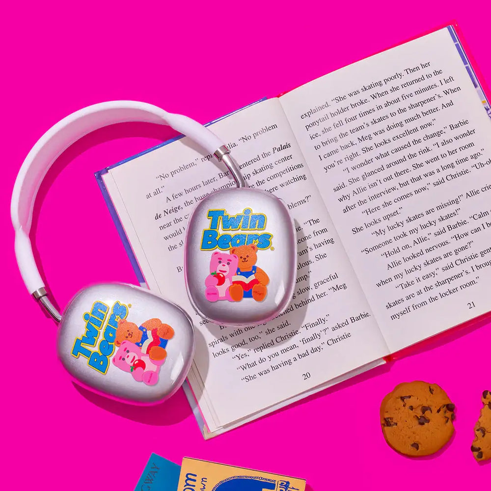 Wiggle Wiggle x Bellygom - Twin Bears AirPods Max Cover - Wiggle Wiggle - Home & Living, Accessories - Harumio
