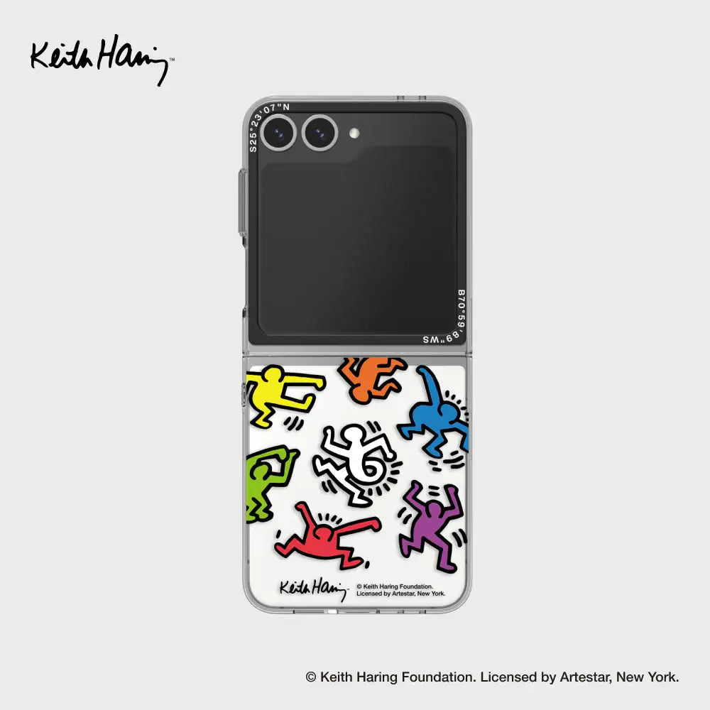 SLBS - Keith Haring Slim Impression Case (Galaxy Z Flip6) - SLBS - Phone Case - Harumio