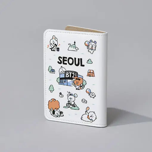 BT21 - Seoul Edition Passport Case - Line Friends - Passport Case - Harumio
