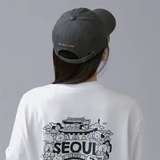 BT21 - Seoul Edition Ball Cap - Line Friends - Ball Cap - Harumio BT21 - Seoul Edition Ball Cap - Line Friends - Ball Cap - Harumio