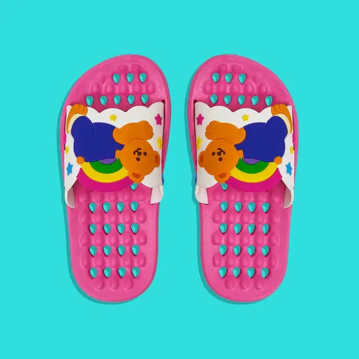 Wiggle Wiggle - Cloud Bear Kids Bathroom Slippers - Wiggle Wiggle - Slippers - Harumio