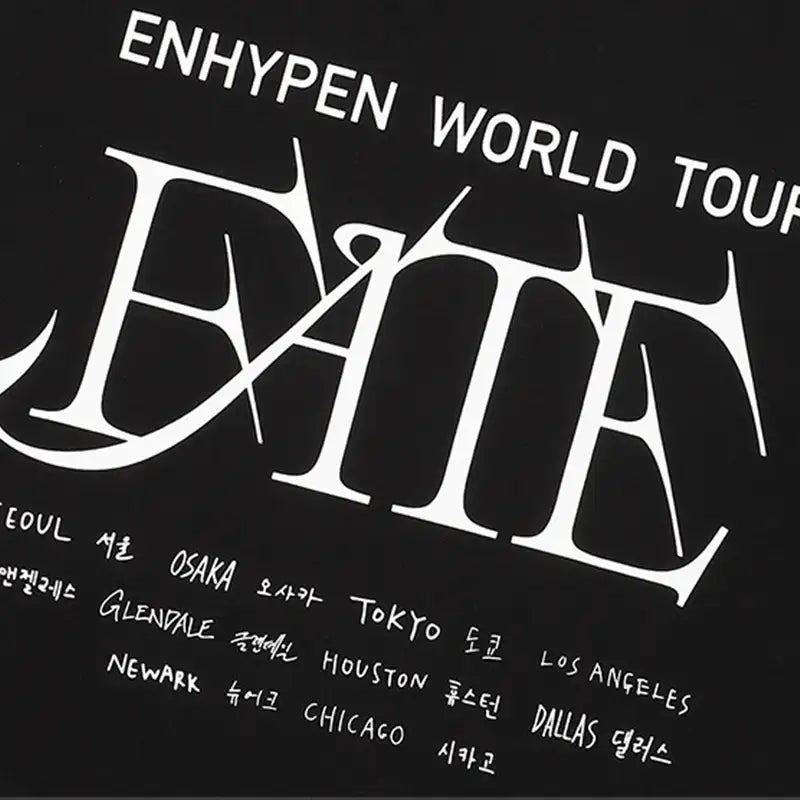 ENHYPEN - FATE - S/S T-Shirt - ENHYPEN - T-Shirts - Harumio ENHYPEN - FATE - S/S T-Shirt - ENHYPEN - T-Shirts - Harumio