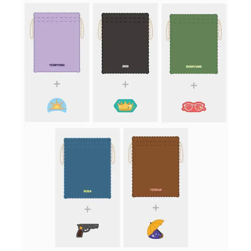 Inso’s Law - Embroidery Brooch & Pouch Set Vol.2 - D&C WEBTOON Biz - Accessories, Pouch - Harumio