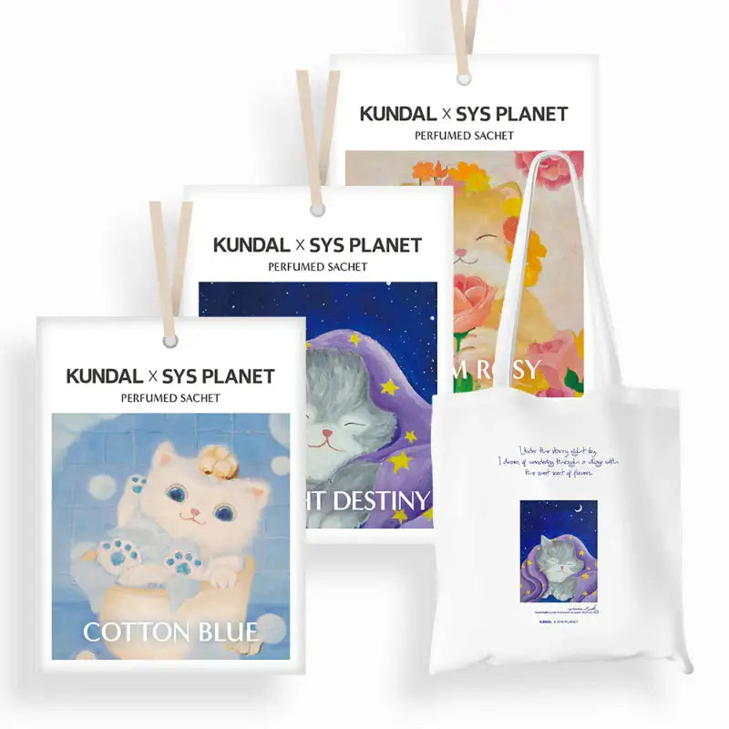 KUNDAL x SYS PLANET - Perfumed Sachet + Eco bag/T-shirt Set - KUNDAL x SYS PLANET - Perfumed Sachet - Harumio