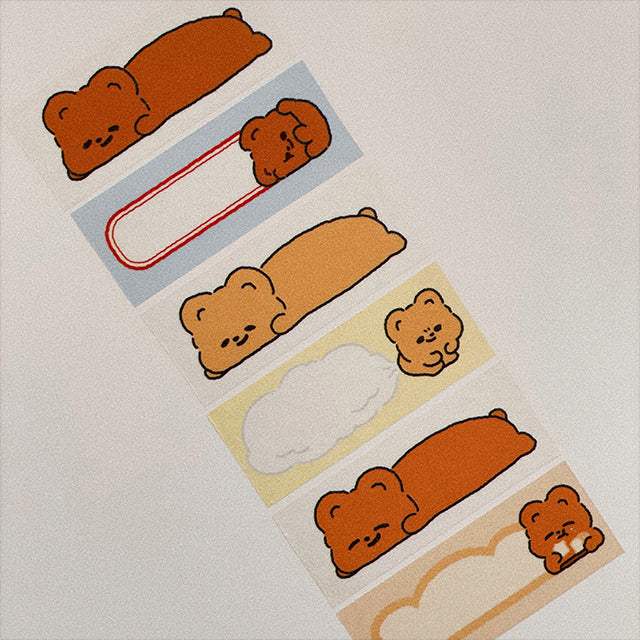 Pureureumdesign - Cupid Bear Label Masking Tape (20mm) - Pureureumdesign - Home & Living, Accessories - Harumio Pureureumdesign - Cupid Bear Label Masking Tape (20mm) - Pureureumdesign - Home & Living, Accessories - Harumio