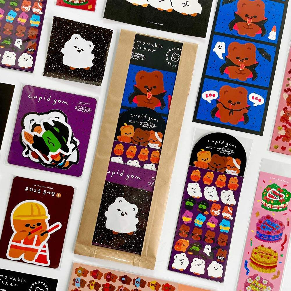 Pureureumdesign - Cupid Bear Halloween Pack - Pureureumdesign - Home & Living, Accessories - Harumio