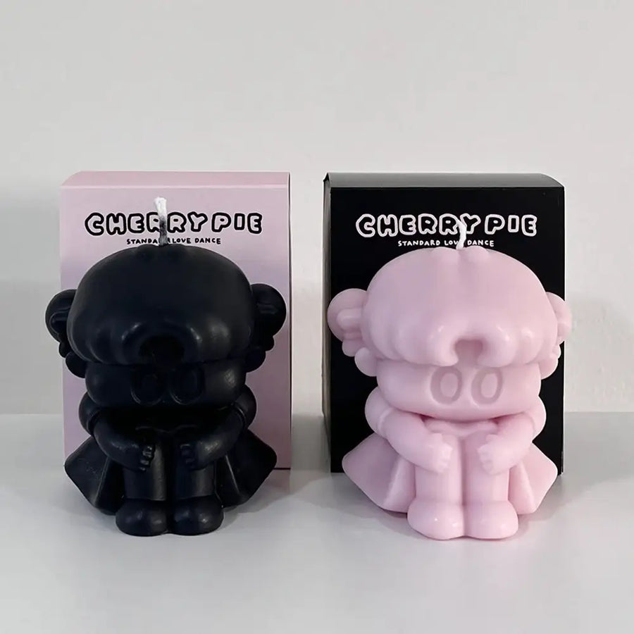 Standard Love Dance - LEEGONG Black Cherry Pie 3D Candle - Line Friends Square - Candle - Harumio