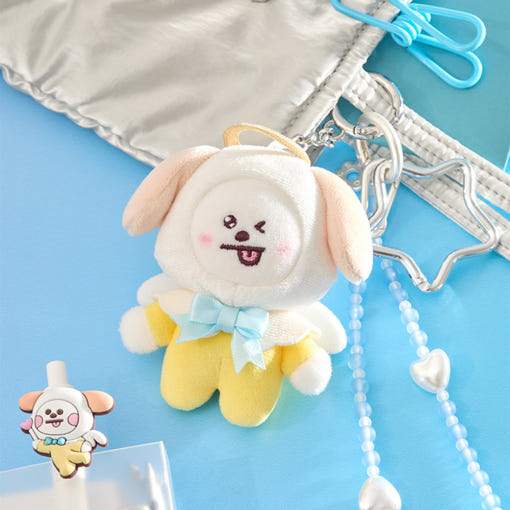 BT21 Angel & Villain - Angel Doll Keyring - LINE FRIENDS SQUARE - Doll keyring - Harumio
