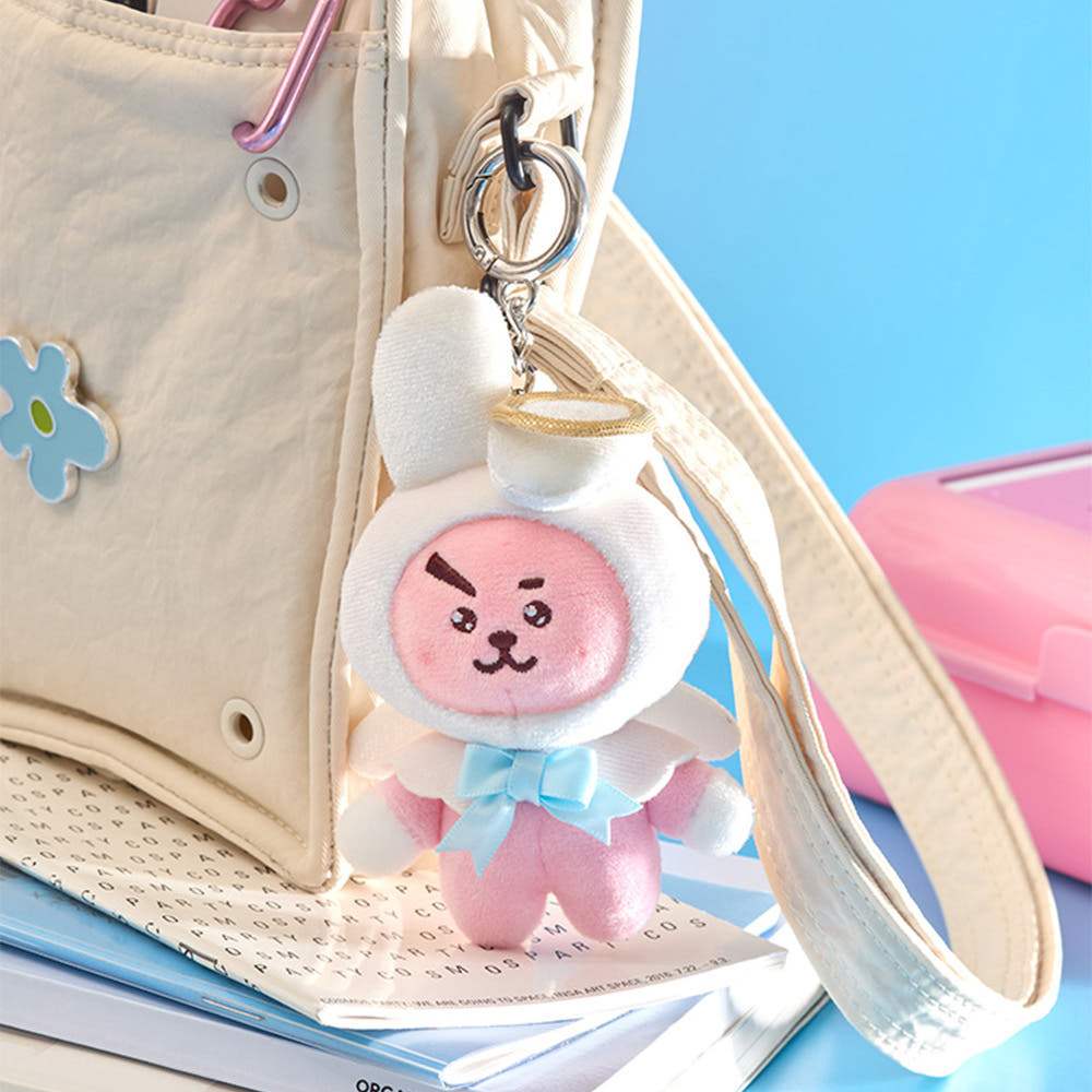 BT21 Angel & Villain - Angel Doll Keyring - LINE FRIENDS SQUARE - Doll keyring - Harumio