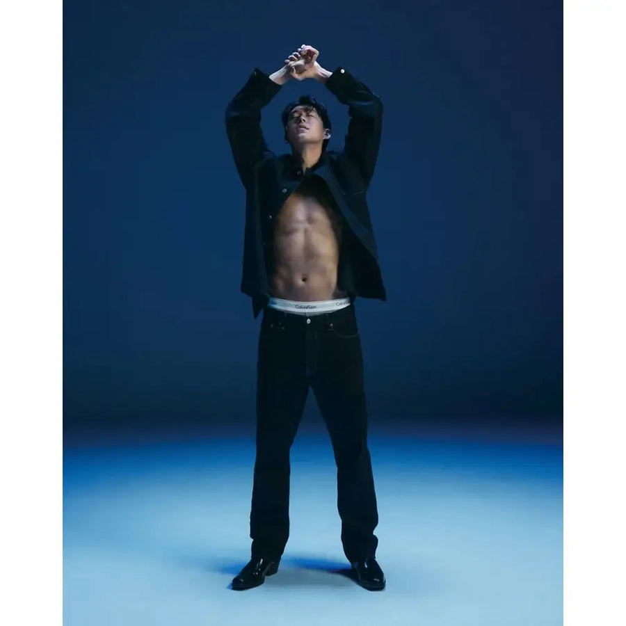 Son Heung-min x Calvin Klein - Men’s Oversized Denim Shirt - Son Heung-min x Calvin Klein - Clothing - Harumio