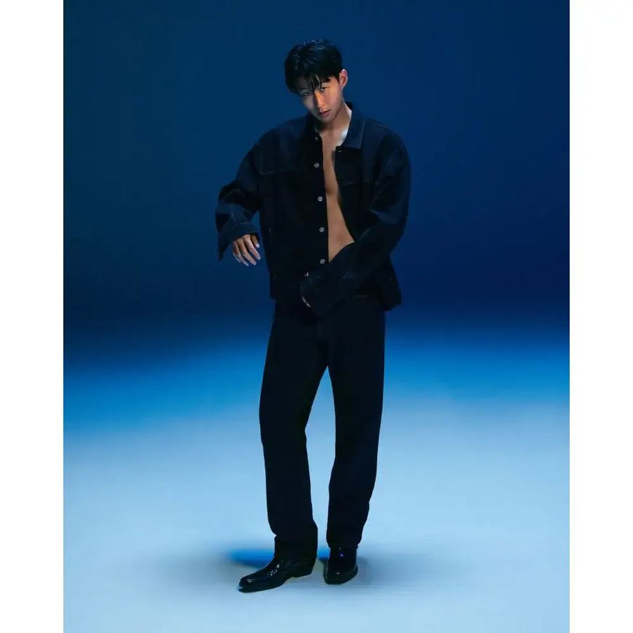Son Heung-min x Calvin Klein - Men’s Relaxed Straight Fit Denim Jeans - Son Heung-min x Calvin Klein - Clothing - Harumio