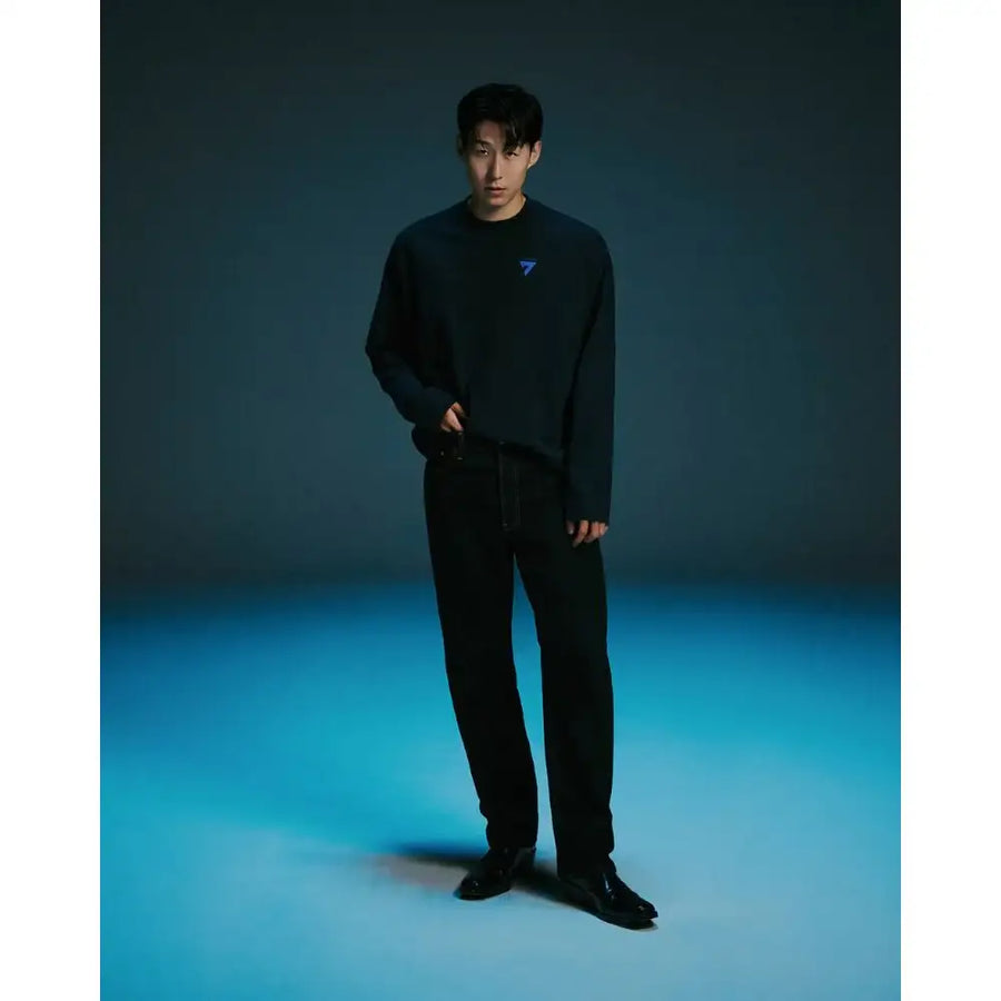 Son Heung-min x Calvin Klein - Men's Boxy Long Sleeve T-Shirt - Son Heung-min x Calvin Klein - Clothing - Harumio
