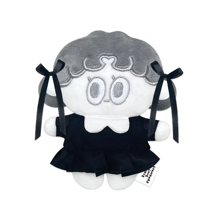 Standard Love Dance - LEEGONG Black Cherry Pie Doll Keyring - Line Friends Square - Keyring - Harumio Standard Love Dance - LEEGONG Black Cherry Pie Doll Keyring - Line Friends Square - Keyring - Harumio