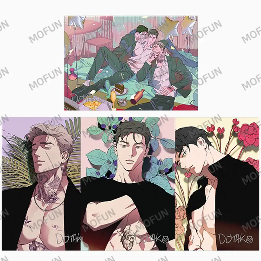 WETSAND x MOFUN - A5 Illustration Colored Paper Set (4 Types) - Mofun - Illustration Colored Paper - Harumio