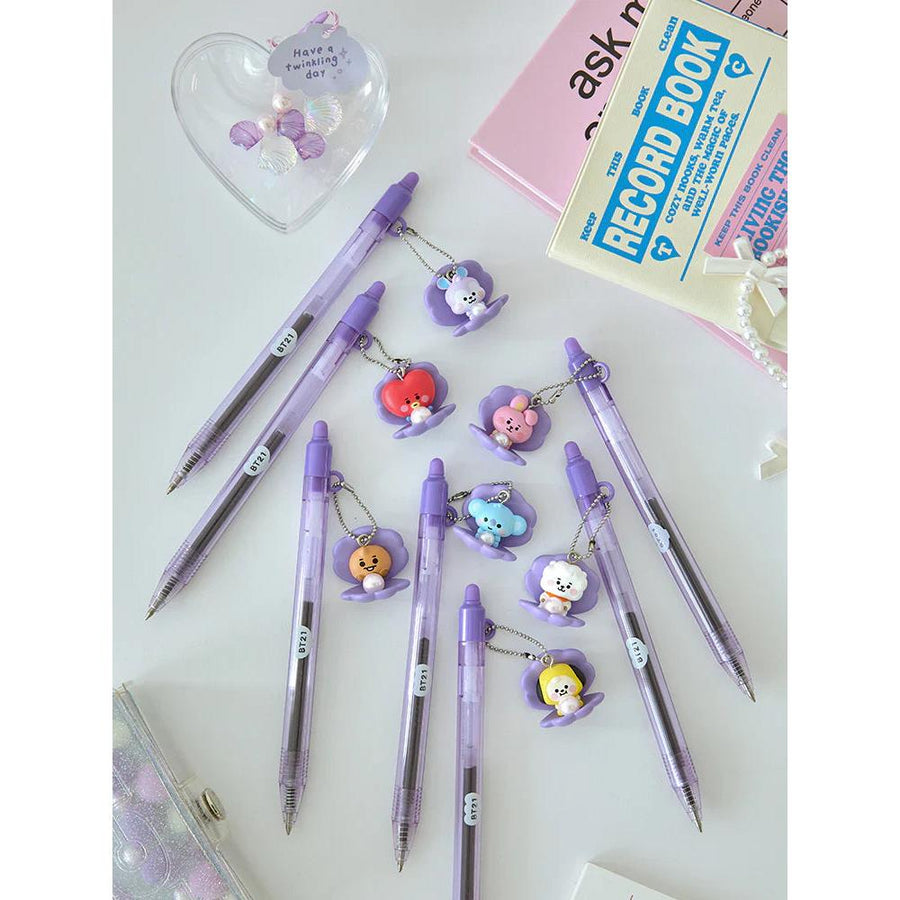 BT21 - BABY PEARL Figure Gel Pen - Line Friends - Gel Pen - Harumio