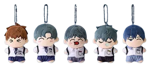 Garbage Time - School Uniform 10cm Mini Doll Keyring - Webtoon Friends - Keyring - Harumio