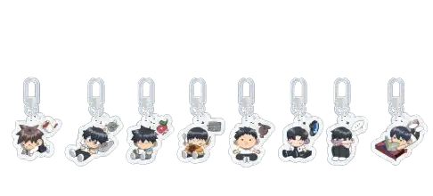 Garbage Time - Small Acrylic Keyring - Webtoon Friends - Keyring - Harumio