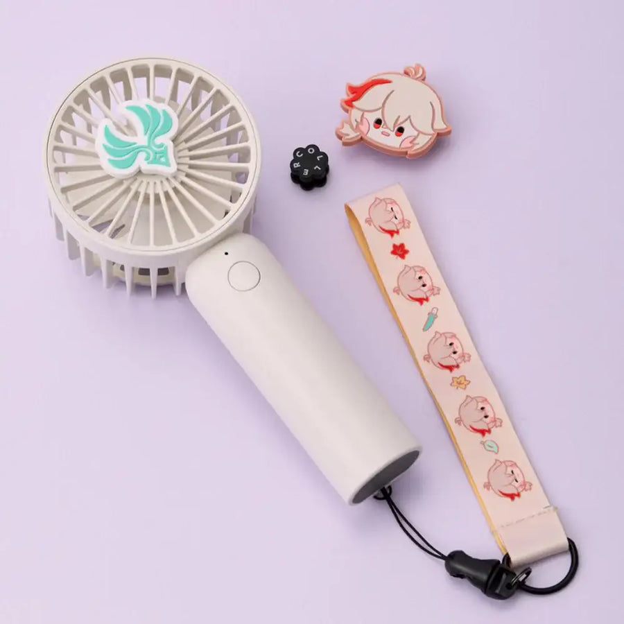 Genshin Impact x LINE FRIENDS - Genshin minini Kaedehara Kazuha Coller Portable Handheld Fan - LINE FRIENDS SQUARE - Collectibles - Harumio