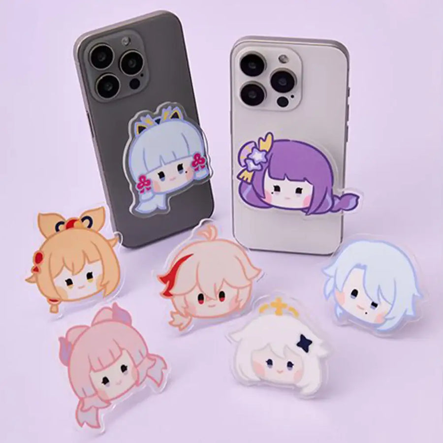 Genshin Impact x LINE FRIENDS - Genshin minini Phone Grip - LINE FRIENDS SQUARE - Phone Grip - Harumio