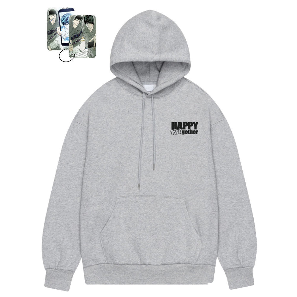 韓国BL Happy twogether HOODIE パーカー Happy Twogether X BeOn Annex - Hooded T-Shirt – Harumio