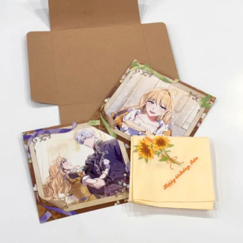 How to Win My Husband Over - Ru-Iz's Embroidered Handkerchief Set - KWSTORE - Handkerchief - Harumio