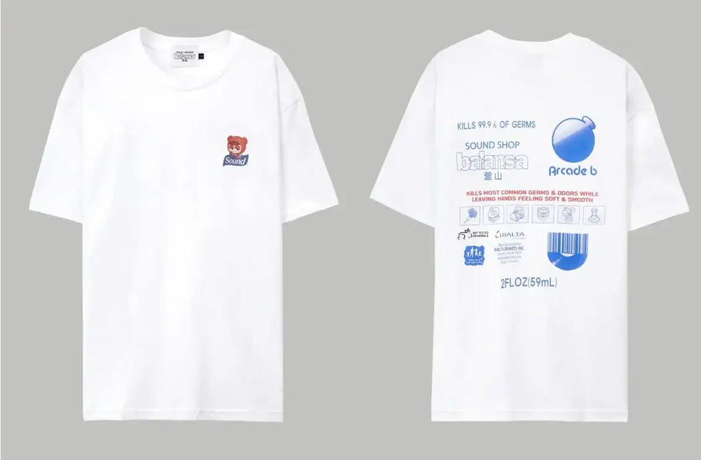 CRAZY ARCADE x BALANSA - T-Shirt - NEXON ESSENTIAL - Clothing - Harumio CRAZY ARCADE x BALANSA - T-Shirt - NEXON ESSENTIAL - Clothing - Harumio