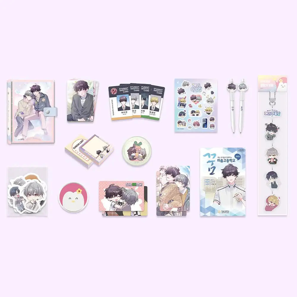 Merry Marbling - Perpetual Diary Set & Goods - Haksan Publishing - Set - Harumio Merry Marbling - Perpetual Diary Set & Goods - Haksan Publishing - Set - Harumio