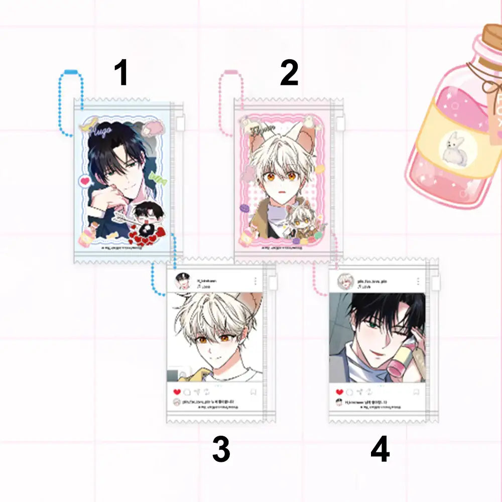 The Fox's Love Refresher - Photo Card Pouch - V Square - Photo Card Holder - Harumio