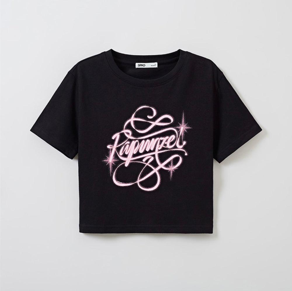 SPAO x Disney - Princess Crop Short Sleeve T-shirt
