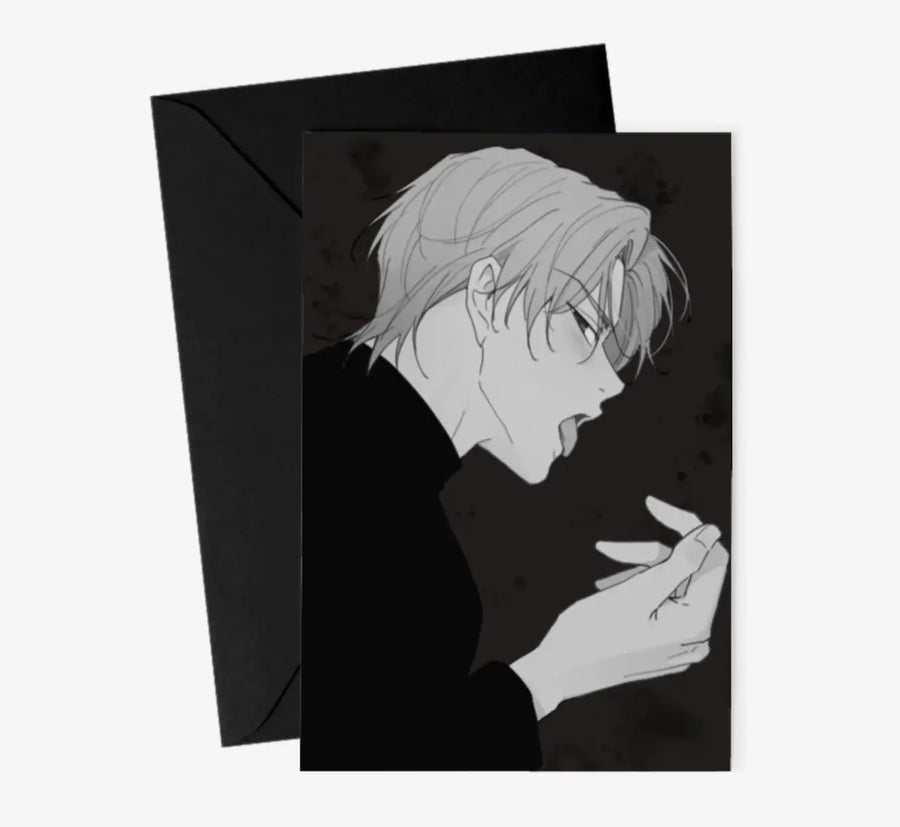 Yours To Claim - Lick Black&White Ver. Big Postcard + Envelop (Vertical) - Marpple Shop - Postcard - Harumio