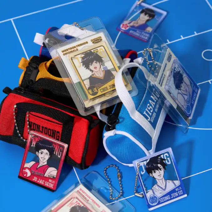 Garbage Time - LD Character Pack Keyring - Webtoon Friends - Acrylic Keyring - Harumio