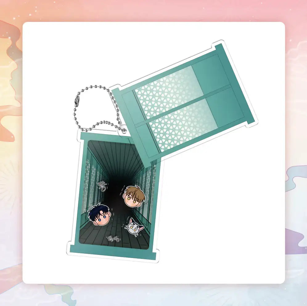 Uncanny Charm - Acrylic Shaker Keyring - Toon!que - Acrylic Keyring - Harumio Uncanny Charm - Acrylic Shaker Keyring - Toon!que - Acrylic Keyring - Harumio