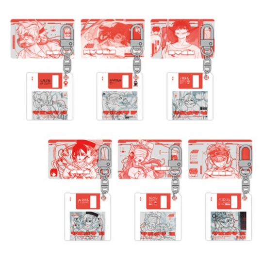 Alien Stage - Anakt Garden Collection Floppy Disk Acrylic Keyring + ID Cards - MOFUN - Acrylic Keyring - Harumio Alien Stage - Anakt Garden Collection Floppy Disk Acrylic Keyring + ID Cards - MOFUN - Acrylic Keyring - Harumio