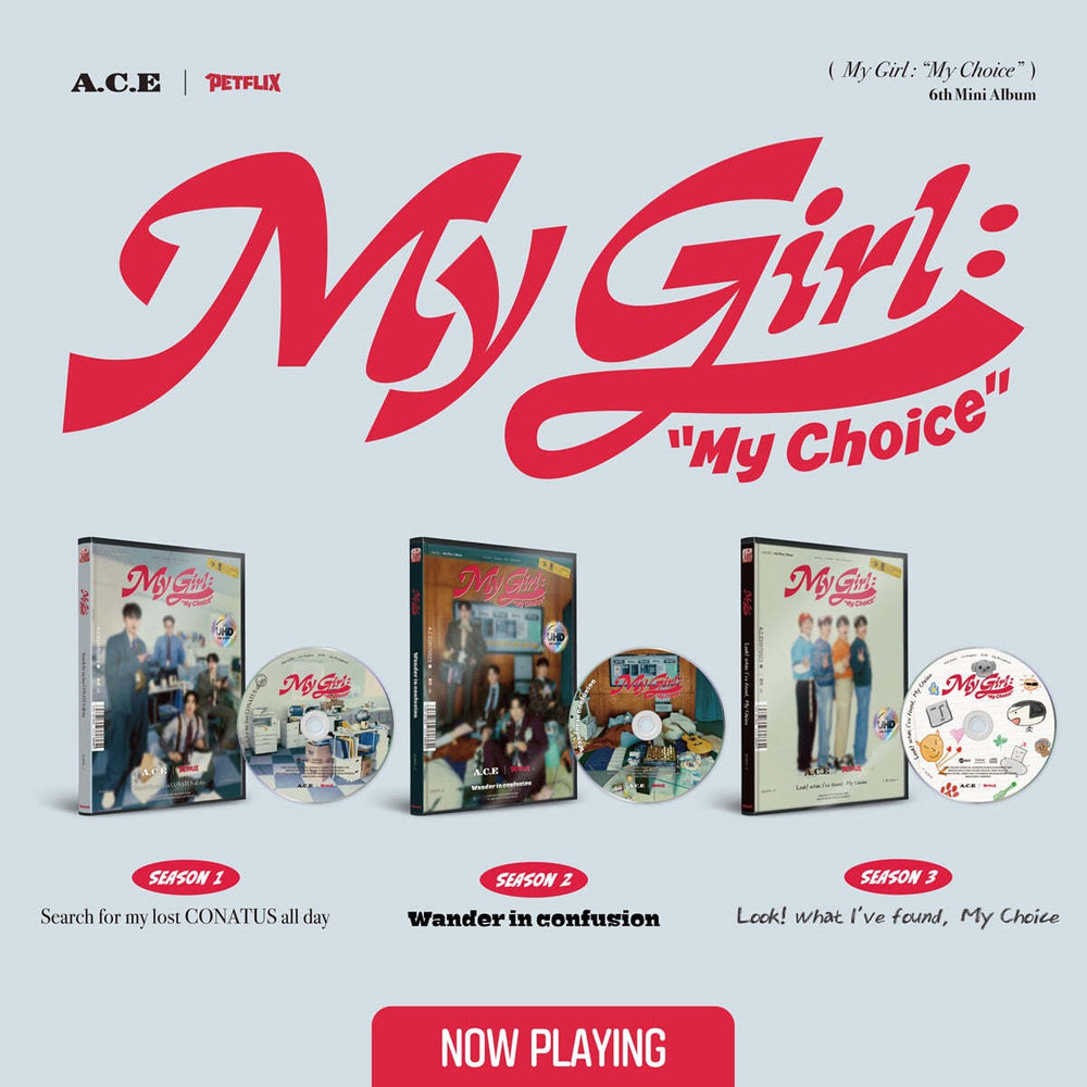 A.C.E - My Girl : “My Choice” : 6th Mini Album (Set)