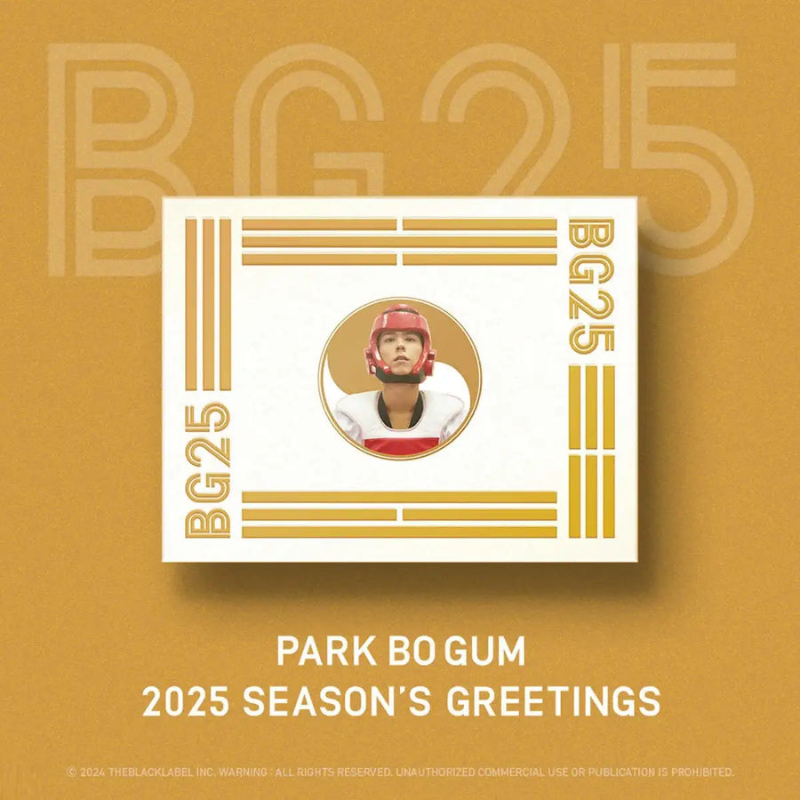 Park Bo Gum - 2025 Season's Greetings - The Black Label Co. Ltd. - Merchandise - Harumio