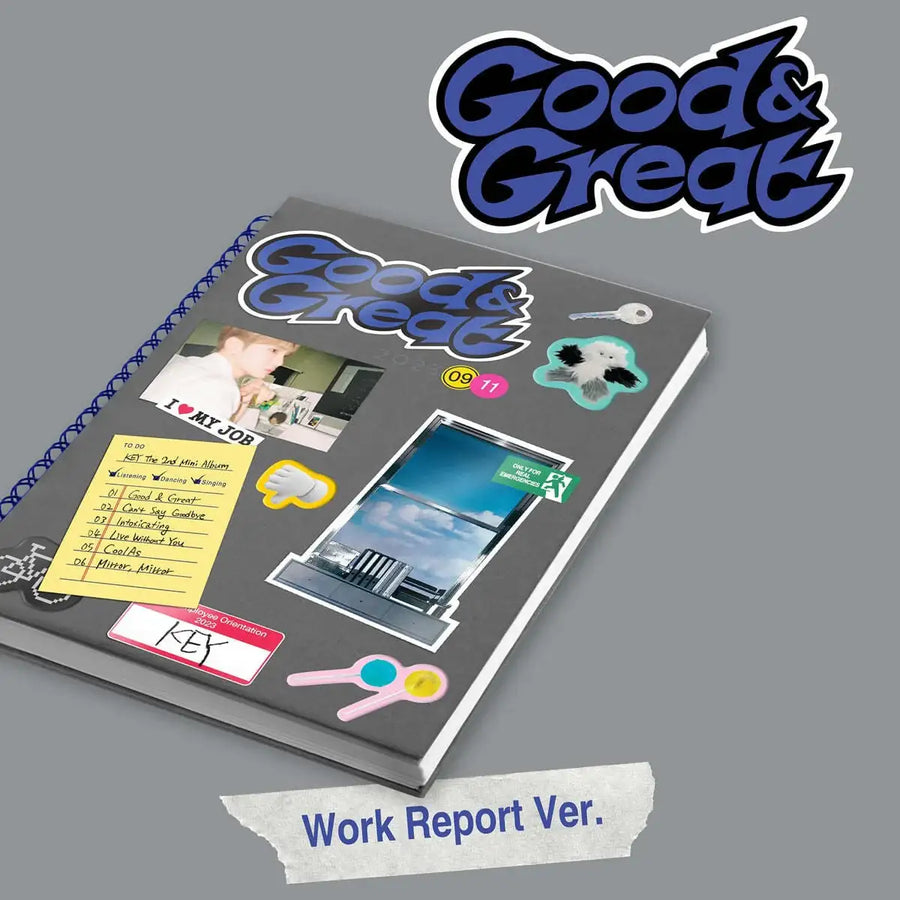 SHINEE Key - Good & Great : 2nd Mini Album (Work Report Version) - SHINEE Key - Album - Harumio