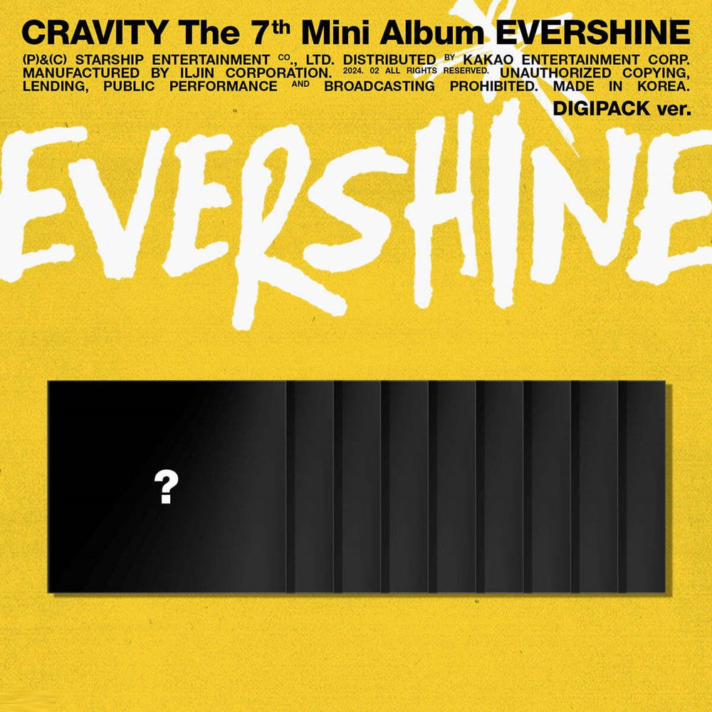 CRAVITY - Evershine : 7th Mini Album (Digipack Version)