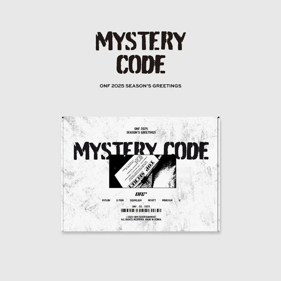 ONF - 2025 Season's Greetings (MYSTERY CODE) - WM Entertainment - Merchandise - Harumio