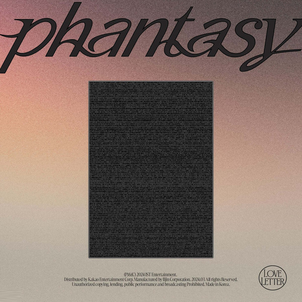 THE BOYZ - Phantasy_ Pt.3 Love Letter : 2nd Full Album