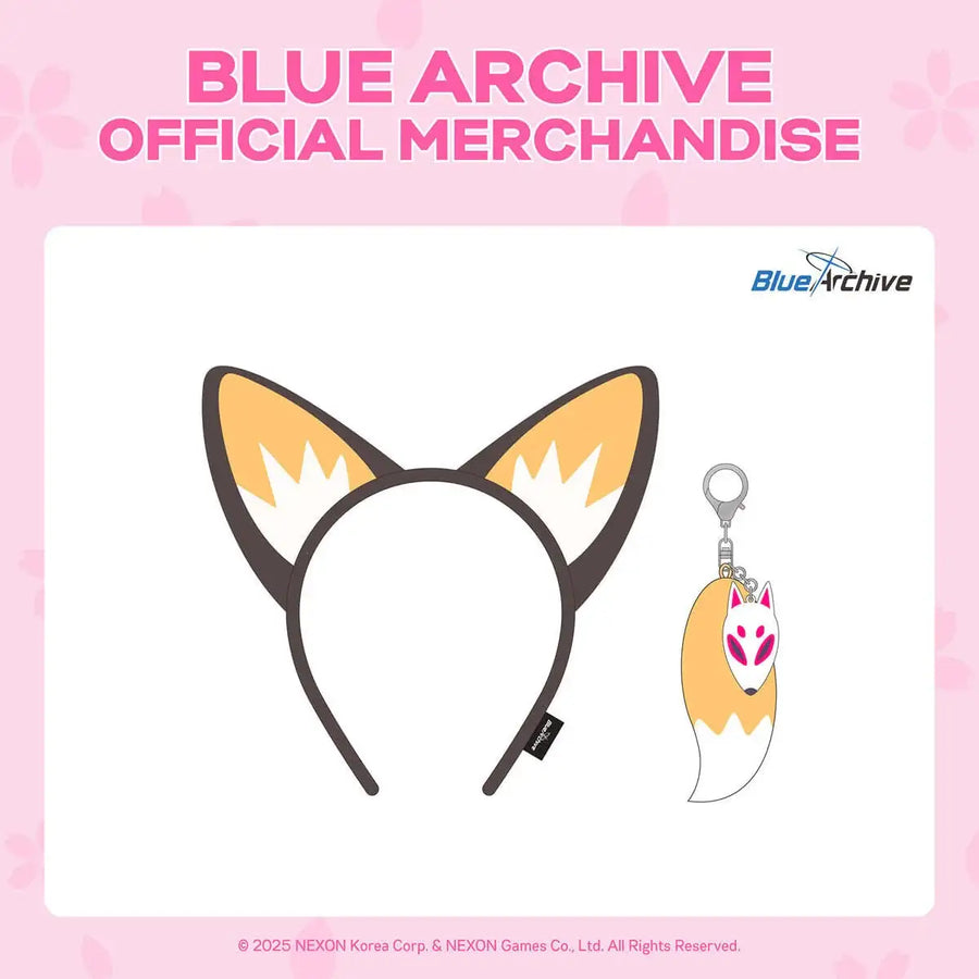 Blue Archive - Izuna Headband & Keyring Set - Blue Archive - Headband - Harumio