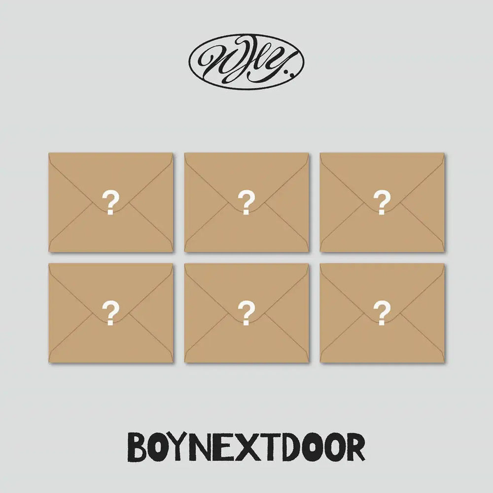 BOYNEXTDOOR - WHY.. : 1st EP Album (LETTER Version) - BOYNEXTDOOR - Album - Harumio BOYNEXTDOOR - WHY.. : 1st EP Album (LETTER Version) - BOYNEXTDOOR - Album - Harumio
