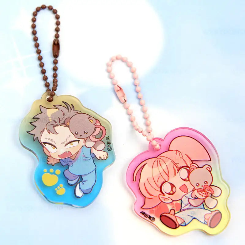 Teddy Bear - Acrylic Keyring Charm - Webtoon Shop - Acrylic Keyring - Harumio
