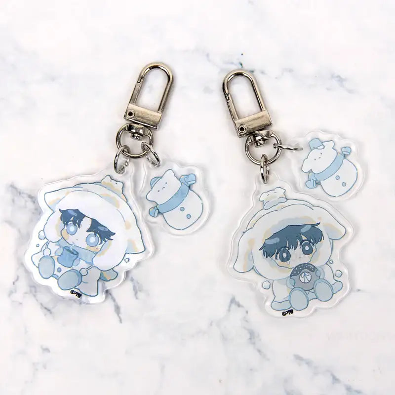A World Without You - Acrylic Two-stage Keyring - Webtoon Shop - Acrylic Keyring - Harumio